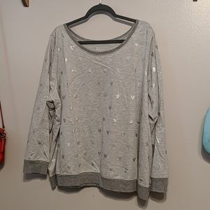 Lane Bryant Heart Sweatshirt